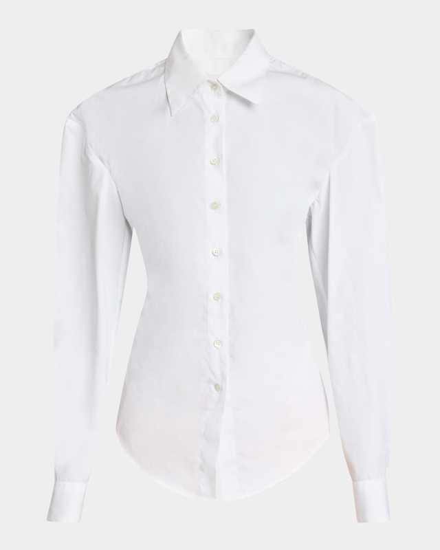 Cenny Buckle Button-Down Shirt